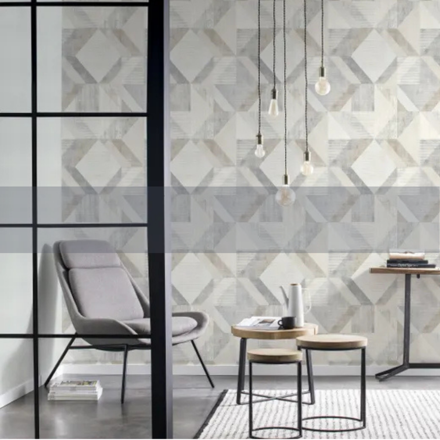 Papel pintado geométrico