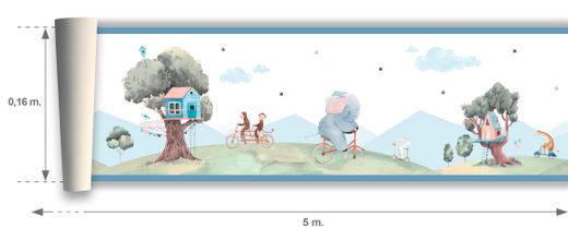 Cenefa Autoadhesiva Infantil 474_1 PIPPO