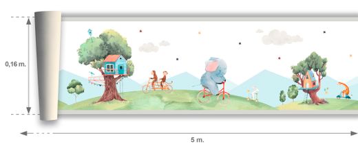 Cenefa Autoadhesiva Infantil 474_2 PIPPO