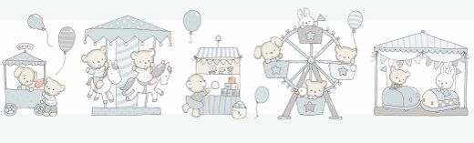 Cenefa Autoadhesiva estilo infantil 240_3 CANDY