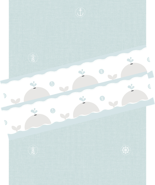 Combinación estilo infantil: 1 rollo Papel pintado + 2 Cenefa autoadhesivas