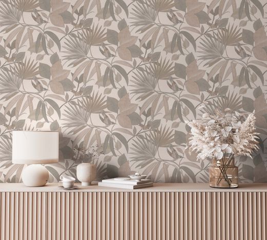 Papel pintado floral 291451 Singapur