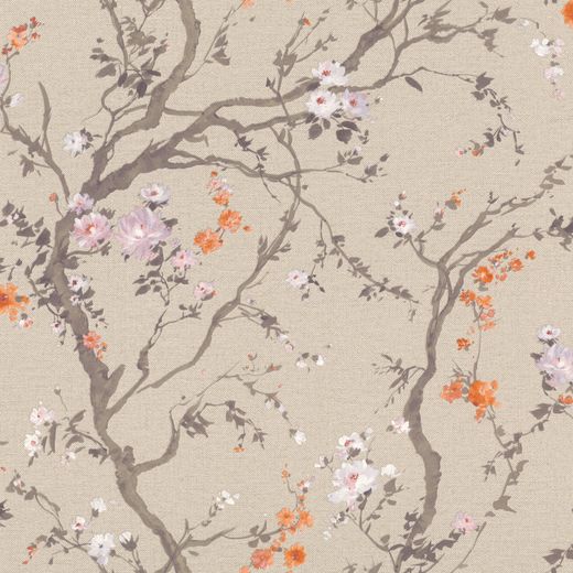 Papel pintado floral 291604 Singapur