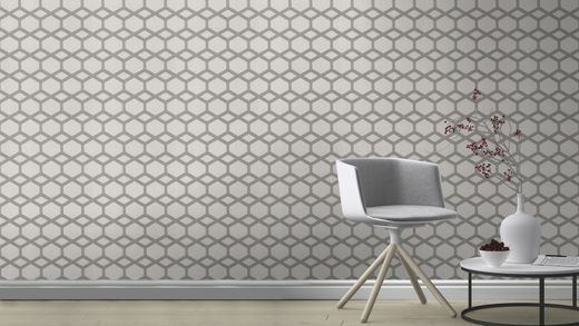 Papel pintado geométrico 291420 Singapur