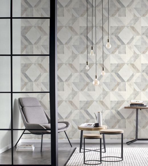 Papel pintado geométrico 311921 Utility