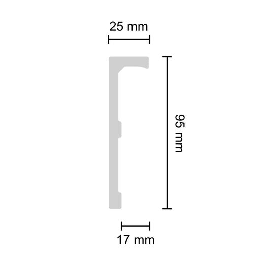 Rodapié Duropolimer L 95