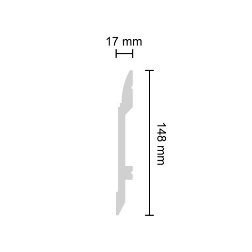 Rodapié Duropolimer SK 150